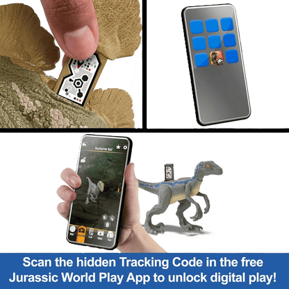 Jurassic World Chaos Theory Ruthless Rampage Allosaurus Action Figure - Continuous Attack & Roar Sound - Toy Star Malta