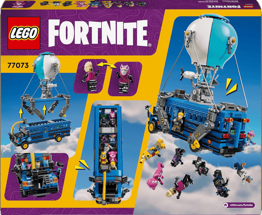 Toy Star Malta LEGO Fortnite Battle Bus – Vehicle Construction Set with Minifigures