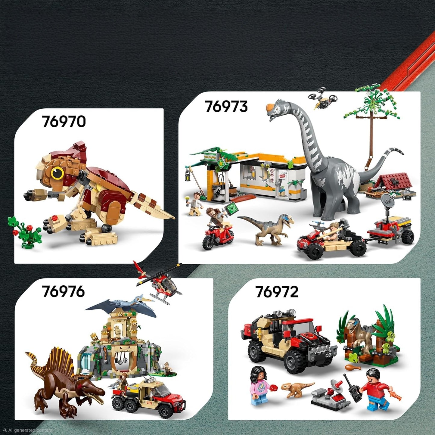 LEGO Jurassic World T. rex River Escape Building Set 1 - Toy Star Malta