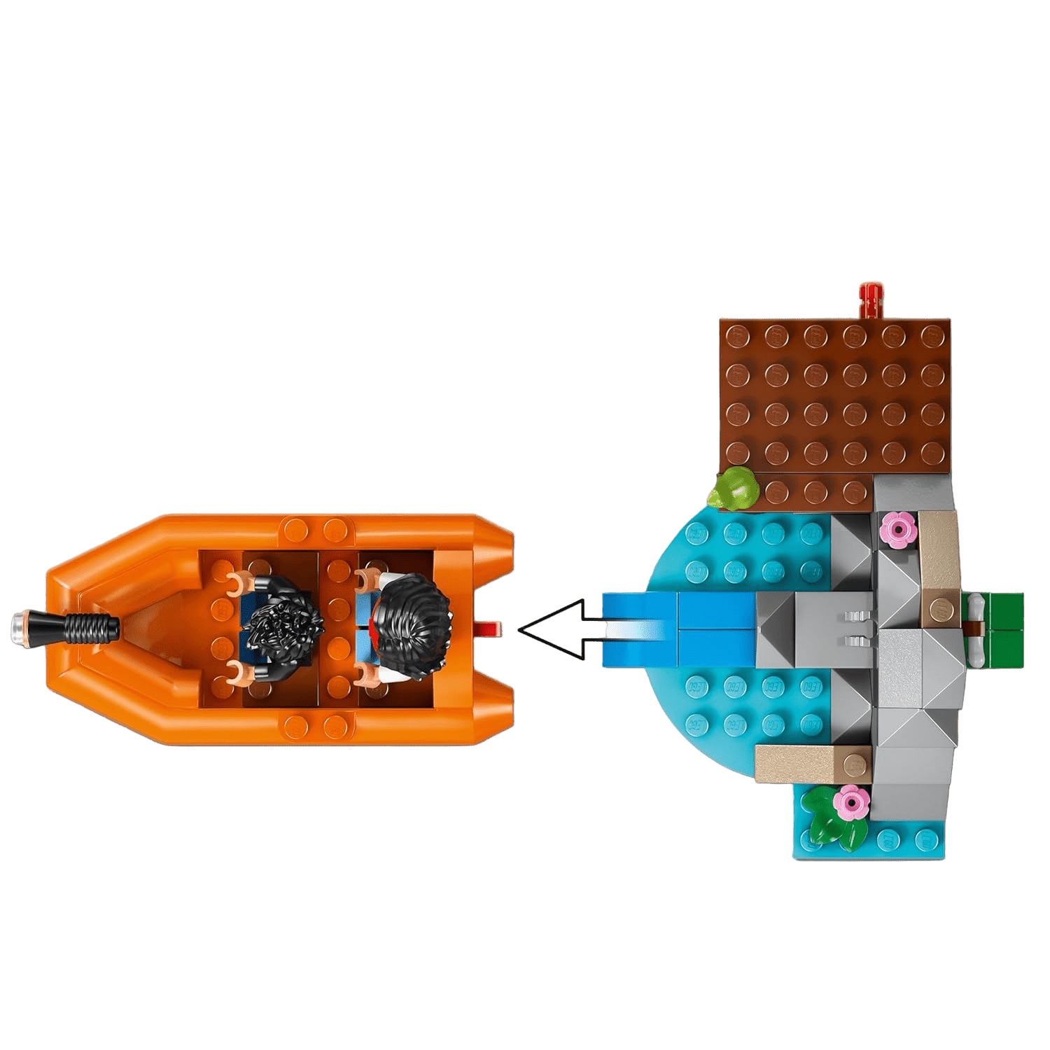 LEGO Jurassic World T. rex River Escape Building Set 1 - Toy Star Malta