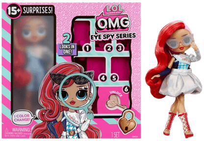 L.O.L. Surprise! O.M.G. Eye Spy Jessica Spy Fashion Doll – Interactive Unboxing with 15+ Surprises, Colour Change & Clues – Collectible Toy for Kids Ages 4+ - Toy Star Malta
