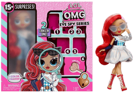 L.O.L. Surprise! O.M.G. Eye Spy Jessica Spy Fashion Doll – Interactive Unboxing with 15+ Surprises, Colour Change & Clues – Collectible Toy for Kids Ages 4+ - Toy Star Malta
