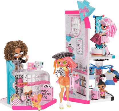 L.O.L. Surprise! O.M.G. Mall of Surprises - Transforming Playset with Café, Accessories Shop & 50+ Surprises - Toy Star Malta