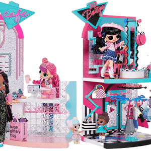 L.O.L. Surprise! O.M.G. Mall of Surprises - Transforming Playset with Café, Accessories Shop & 50+ Surprises