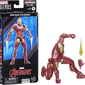 Marvel Legends Series Iron Man (Extremis) Action Figure - 6-Inch Collectible Toy with Accessories