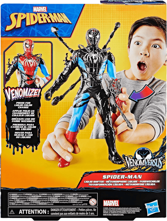 Marvel Spider - Man VenomVersus Spider - Man Liquid Shifter Action Figure (11 - inch) - Toy Star Malta