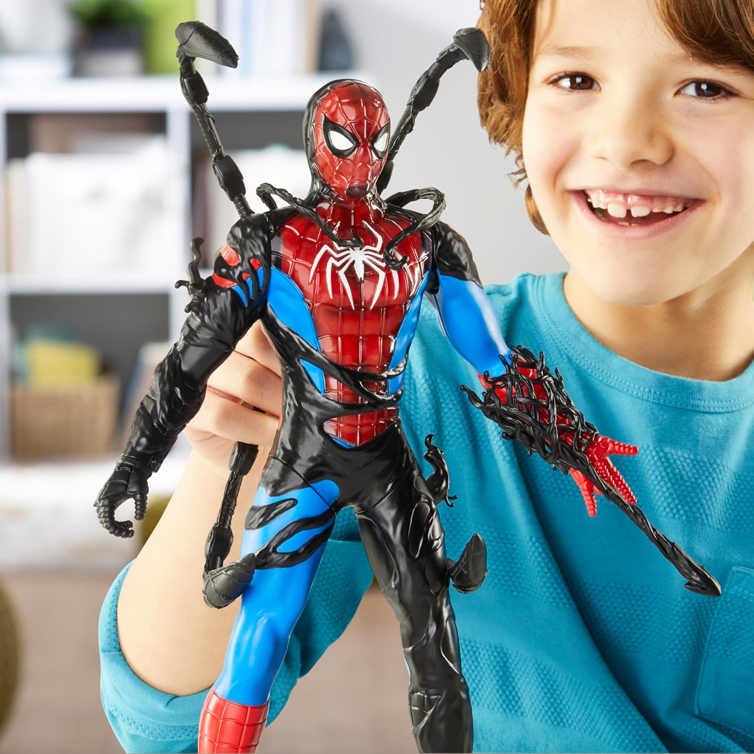 Marvel Spider - Man VenomVersus Spider - Man Liquid Shifter Action Figure (11 - inch) - Toy Star Malta