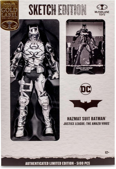 Toy Star Malta McFarlane DC Multiverse – Hazmat Suit Batman (Sketch Edition, Gold Label) 18cm Action Figure