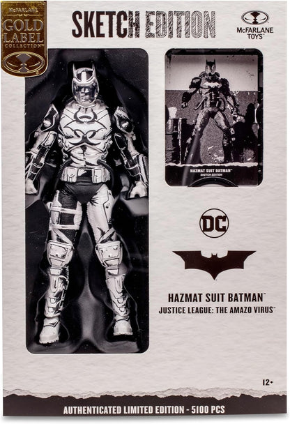 Toy Star Malta McFarlane DC Multiverse – Hazmat Suit Batman (Sketch Edition, Gold Label) 18cm Action Figure