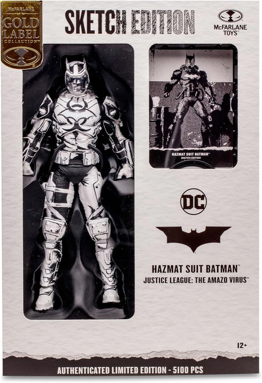 Toy Star Malta McFarlane DC Multiverse – Hazmat Suit Batman (Sketch Edition, Gold Label) 18cm Action Figure