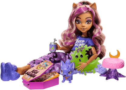 Toy Star Malta Monster High Creepover Party – Clawdeen Wolf Doll
