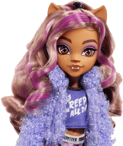 Toy Star Malta Monster High Creepover Party – Clawdeen Wolf Doll