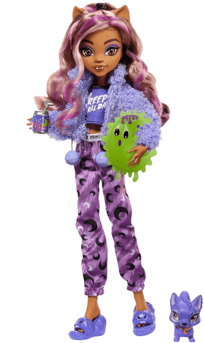 Toy Star Malta Monster High Creepover Party – Clawdeen Wolf Doll