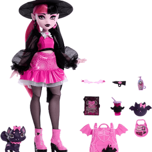 Monster High Draculaura Doll with Pet Count Fabulous & Accessories