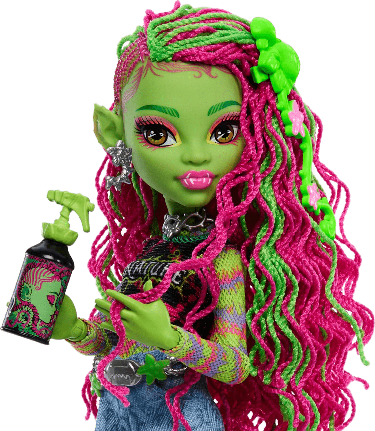 Monster High Venus McFlytrap Doll with Pet Chewlian & Accessories - Toy Star Malta