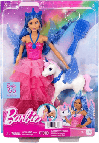 Barbie A Hidden Magic Winged Unicorn Doll – 65th Anniversary Edition