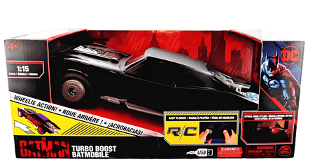 Batman “The Batman” RC Turbo Boost Batmobile – 1:15 Scale with Epic Wheelie Action!