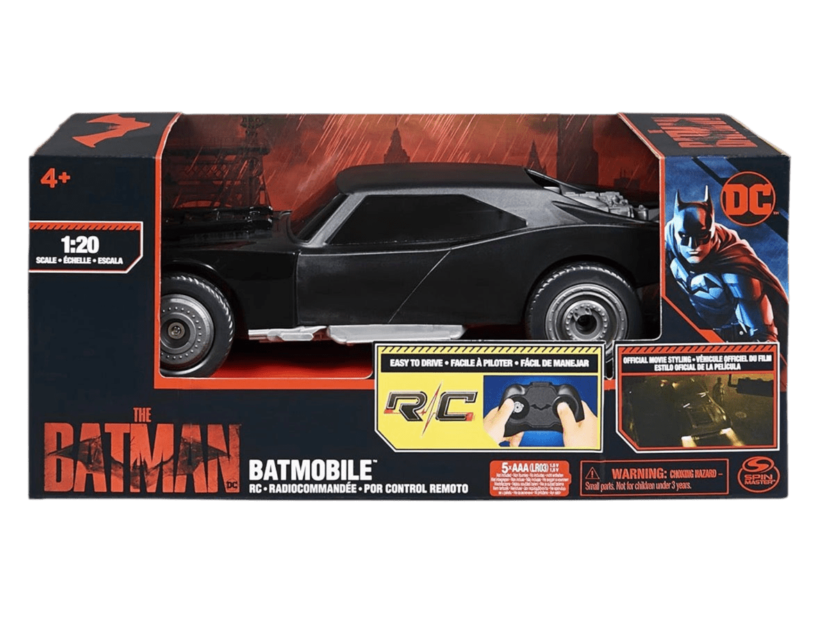 Toy Star Malta DC Comics The Batman RC Batmobile – Movie-Inspired Remote Control Car!