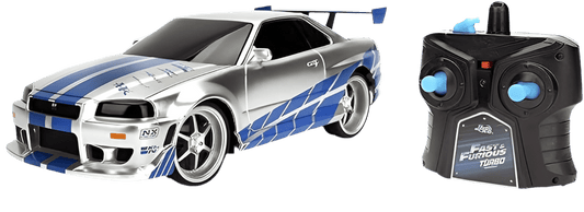 Toy Star Malta Fast & Furious 2002 Nissan GT-R R34 RC Car – 1:24 Scale Turbo Drift Action!