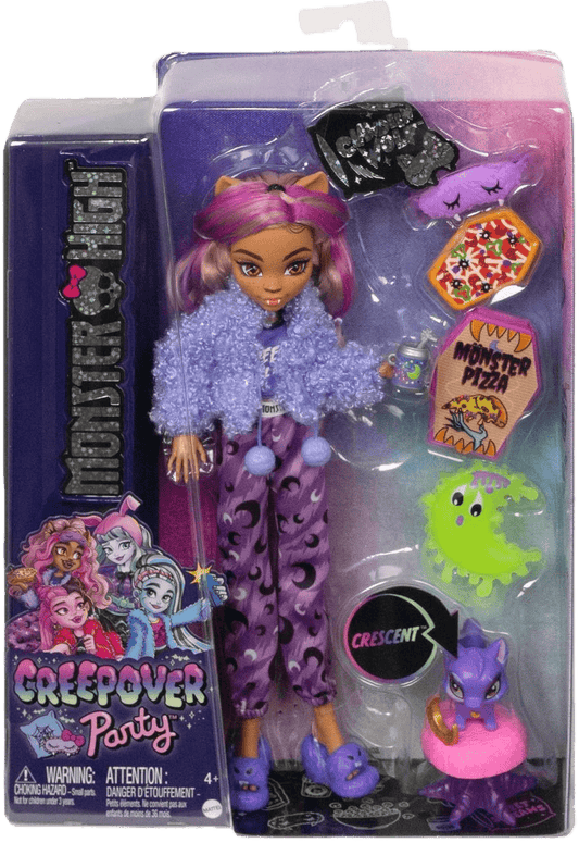 Toy Star Malta Monster High Creepover Party – Clawdeen Wolf Doll