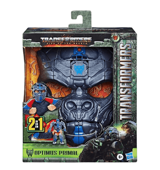 Toy Star Malta Transformers Rise of the Beasts – Optimus Primal 2-in-1 Role Play Mask!