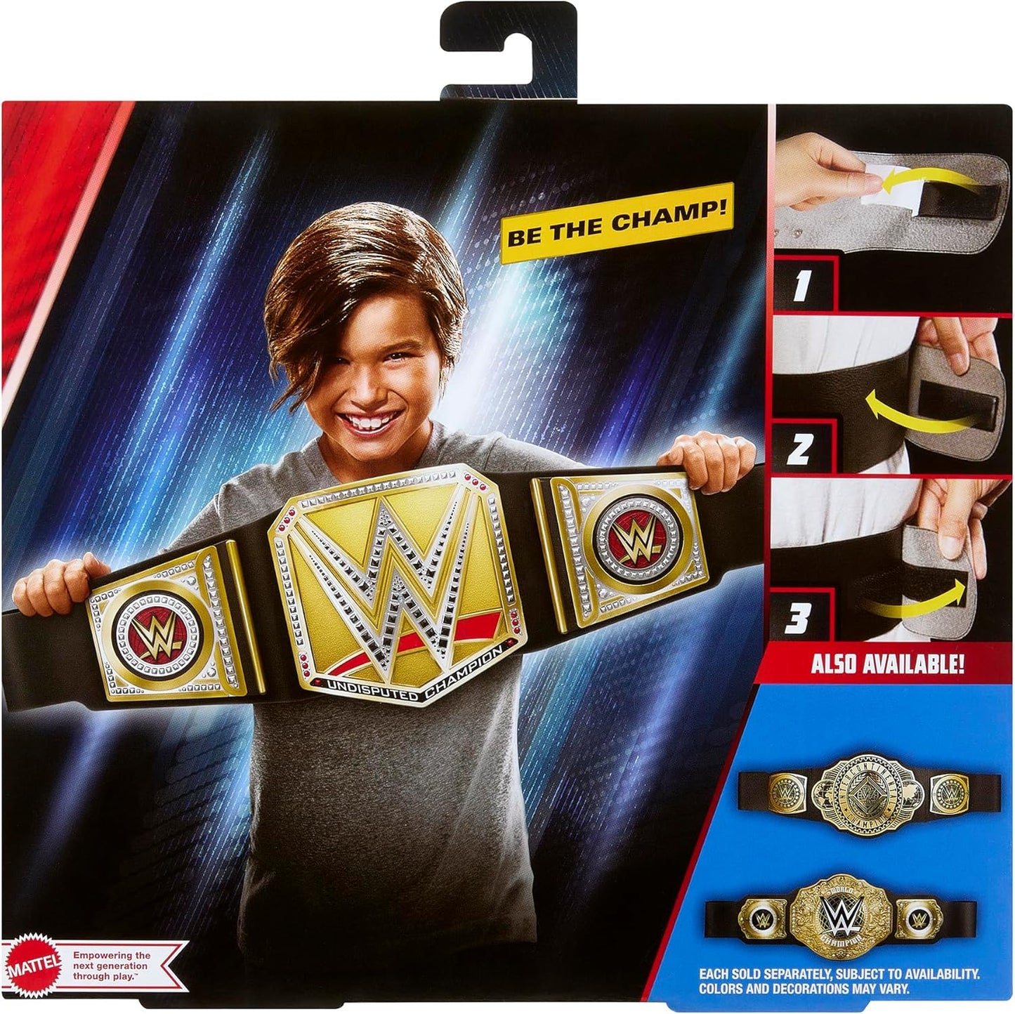 WWE Gold World Heavyweight Championship Wrestling Belt (Kids Size) - Toy Star Malta